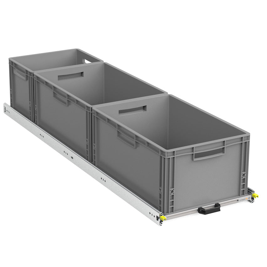 Tiroir arrière DIY Eurobox variantes XS-XXL 400mm-1800mm