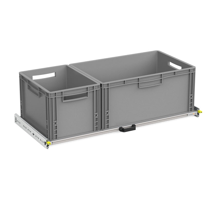 Tiroir arrière DIY Eurobox variantes XS-XXL 400mm-1800mm