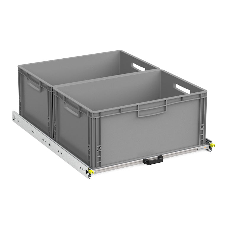 Tiroir arrière DIY Eurobox variantes XS-XXL 400mm-1800mm