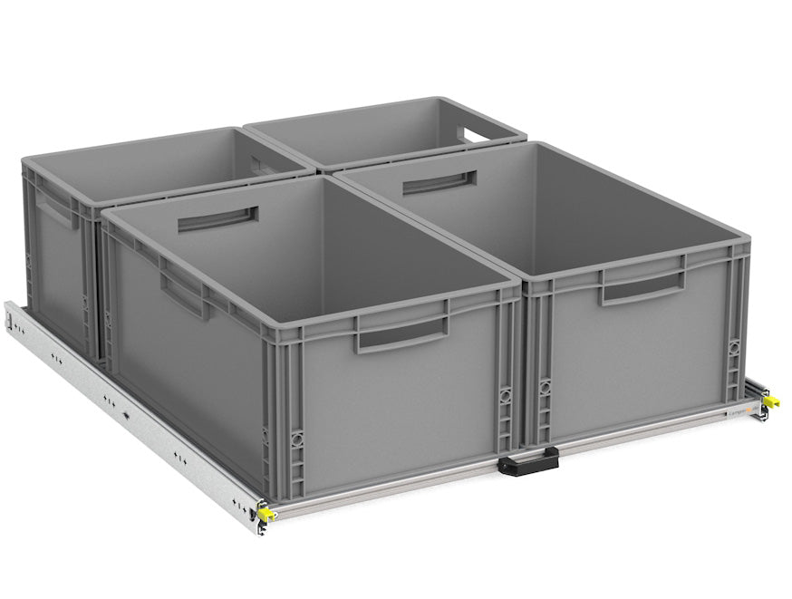 Tiroir arrière DIY Eurobox variantes XS-XXL 400mm-1800mm